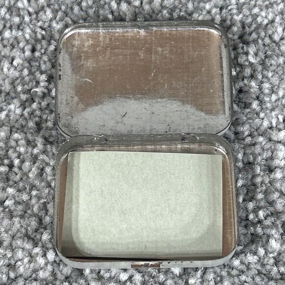 EMPTY Vintage BAYER ASPIRIN Pocket Size Medicine Tin w Partial Direction Sheet - Picture 6 of 6